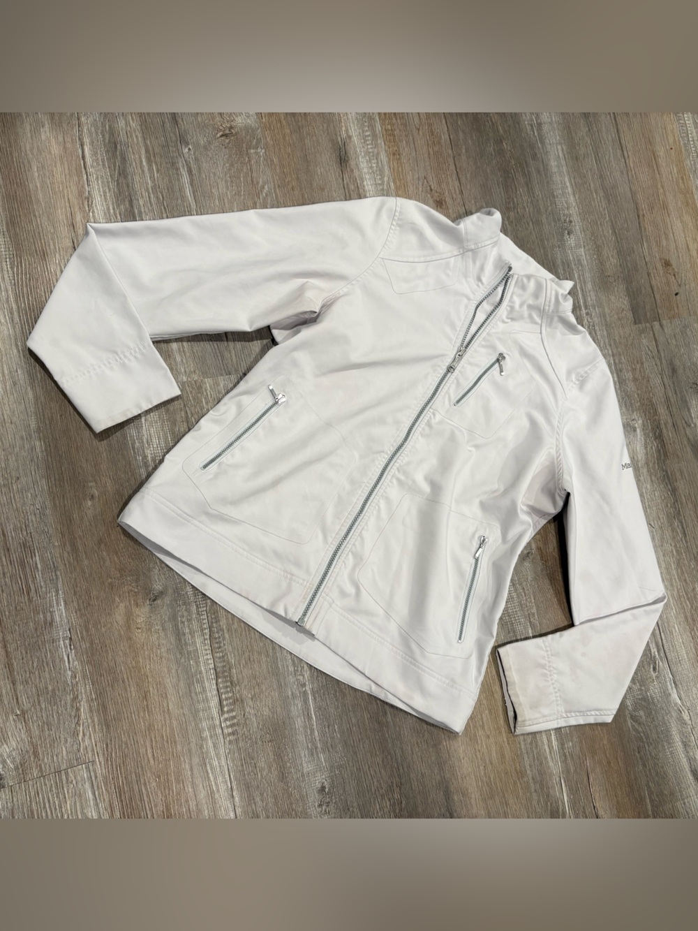 Marmot Light Gray Performance Hoodie